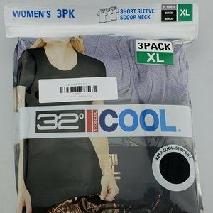 32 Degrees Cool 3 Pack Women's Short Sleeve Shirts